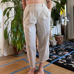 Liz Claiborne Linen Cotton Trousers NWT